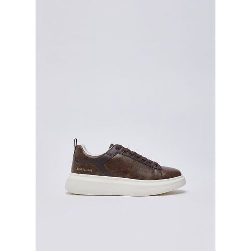 Baskets Sneakers plateforme en crackle - Liu Jo - Modalova