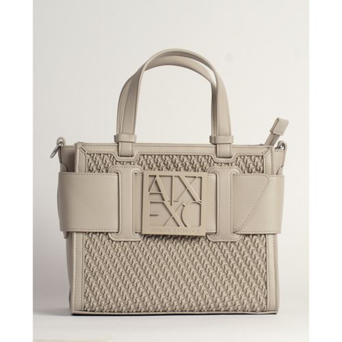 Sac à main Sac shopping gaufré AX - Armani Exchange - Modalova
