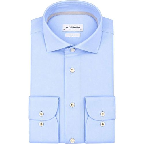 Chemise Heavy Twill Chemise Light Blue - Profuomo - Modalova