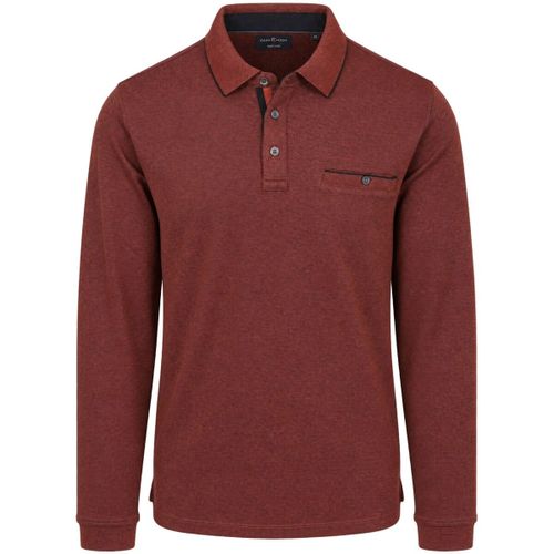 Sweat-shirt Polo Manches Longues Brique - Casamoda - Modalova