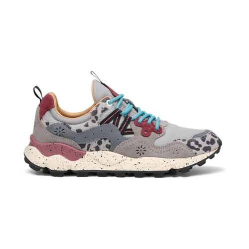 Baskets Baskets Yamano 3 gris bordeaux - Flower Mountain - Modalova