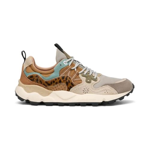 Baskets baskets Yamano 3 uni taupe beige cuivre - Flower Mountain - Modalova
