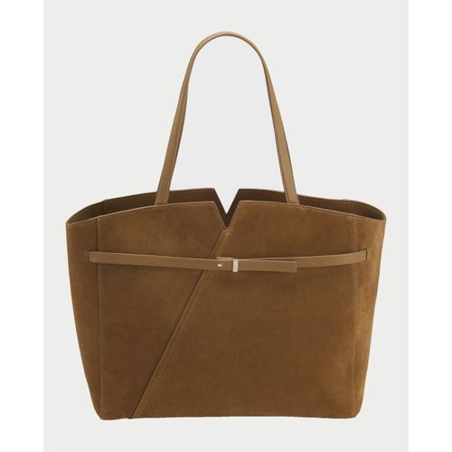 Cabas Sac tote Revers en cuir suédé - BOSS - Modalova