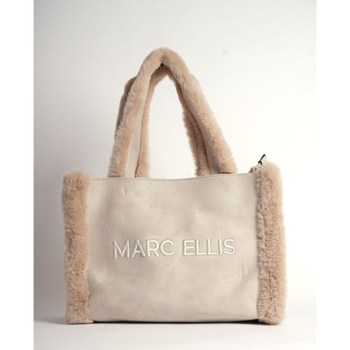 Cabas Sac avec bords doux en écofausse fourrure - Marc Ellis - Modalova