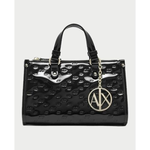 Cabas Sac à main AX avec breloque logotée - Armani Exchange - Modalova
