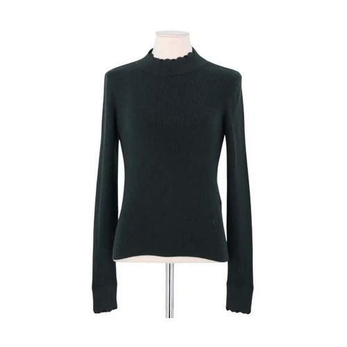 Pull Pull en coton vert - Claudie Pierlot - Modalova
