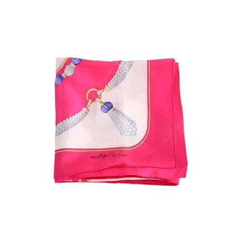 Echarpe Cartier Carré rose - Cartier - Modalova
