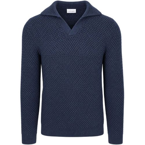 Sweat-shirt Riva Pull Heavy Structure Navy - Suitable - Modalova