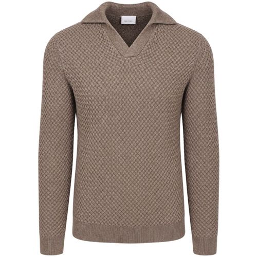 Sweat-shirt Riva Pull Heavy Structure Taupe - Suitable - Modalova
