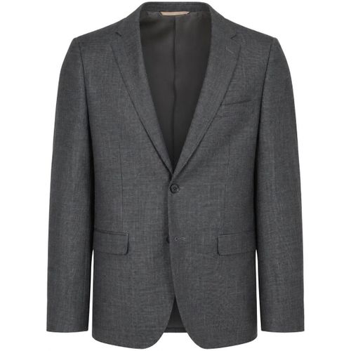 Veste Colbert Fine Structure Vert foncé - Suitable - Modalova