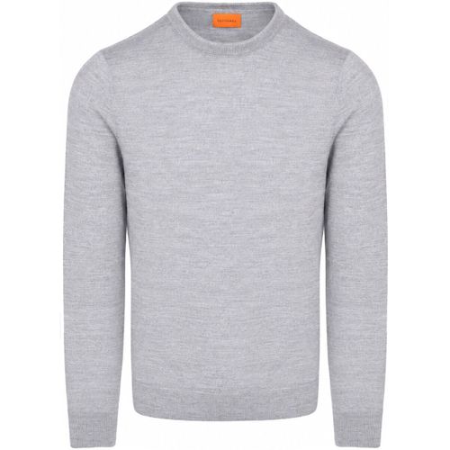 Sweat-shirt Pull Mérinos Gris - Suitable - Modalova