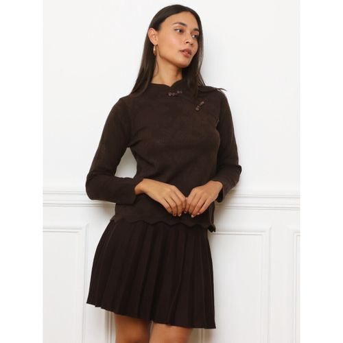 Pull Pulls - Marron - La Modeuse - Modalova