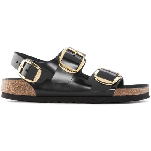 Sandales milano_big_buckle_high_shine_black - BIRKENSTOCK - Modalova