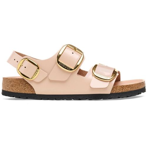 Sandales milano_big_buckle_high_shine_new_beige - BIRKENSTOCK - Modalova
