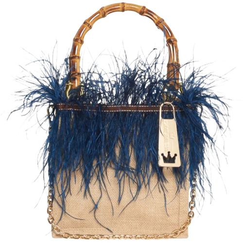 Sac à main violetta_small-blu - La Milanesa - Modalova