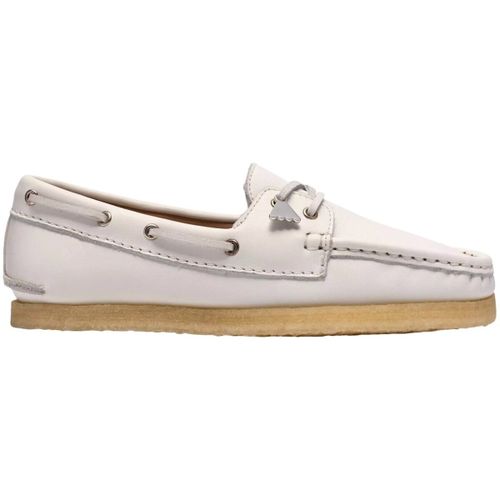 Chaussures bateau godney_grain_beige - Clarks - Modalova