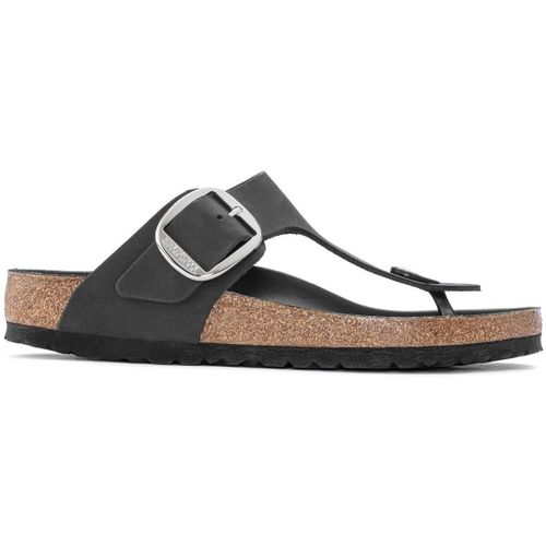Sandales gizeh_big_buckle_olied_leather_black - BIRKENSTOCK - Modalova