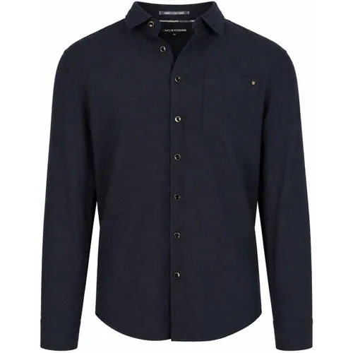 Chemise Chemise Anthracite Flanelle chinée - No Excess - Modalova