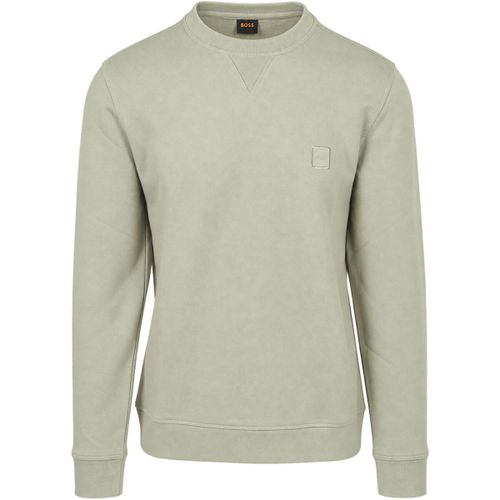 Sweat-shirt Sweater Westart Vert clair - BOSS - Modalova