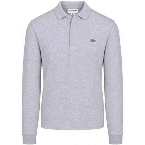 Polo Longsleeve Polo Piqué Gris clair - Lacoste - Modalova