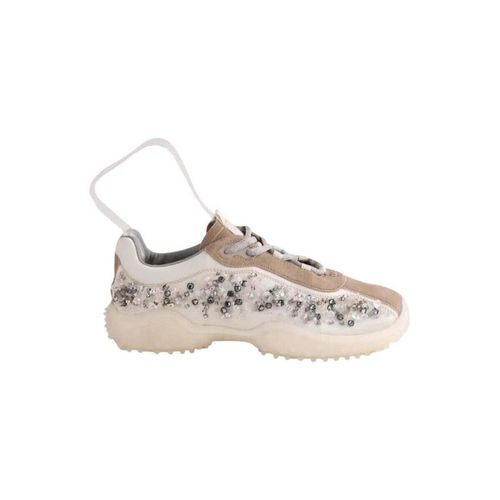 Baskets Baskets en tissu technique brodé bubble blanches - Miu Miu - Modalova