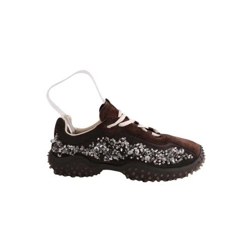 Baskets Baskets tissu technique brodé bubble marron - Miu Miu - Modalova