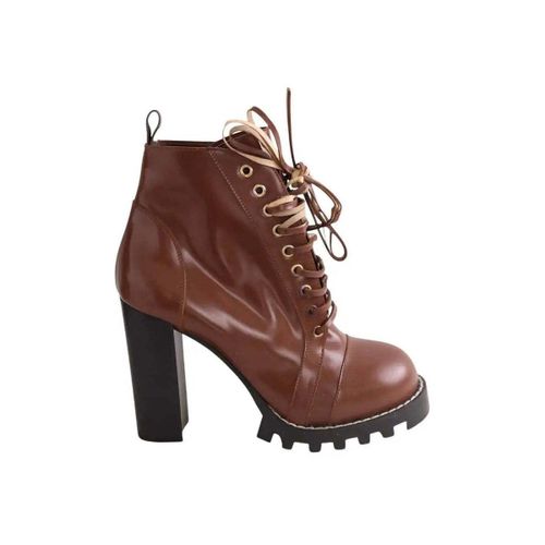 Bottines Boots à lacets marron - Louis Vuitton - Modalova