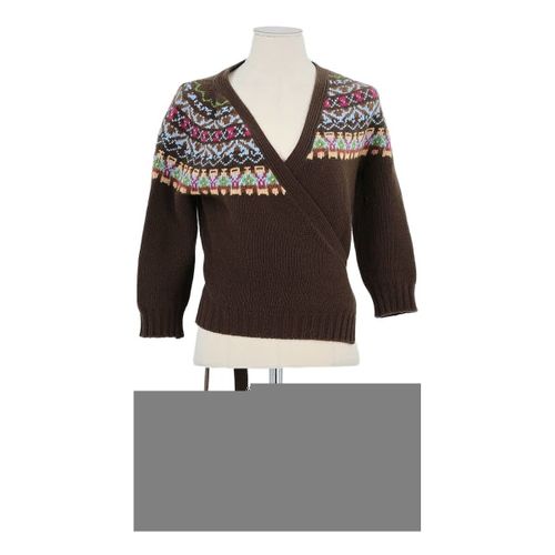 Gilet Gilet en laine marron - Max Mara - Modalova