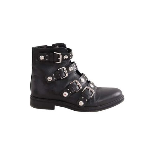 Bottines Boots à boucles noires - Maje - Modalova