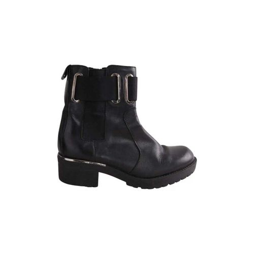 Bottines Boots à boucles noires - Baldinini - Modalova