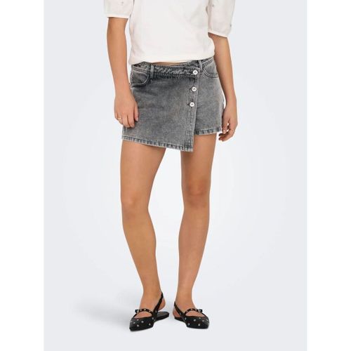 Jupes courtes 15256608 LESLY-LIGHT GREY DENIM - Only - Modalova