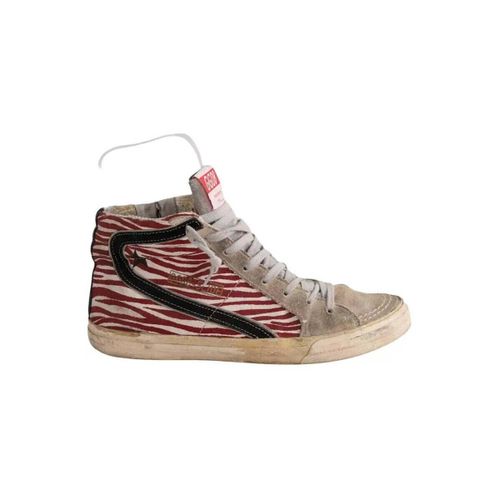 Baskets montantes Baskets rouges - Golden Goose - Modalova