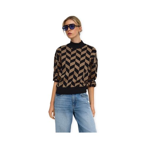 Pull Lenya Knit - Black/Toasted Coconut - Only - Modalova