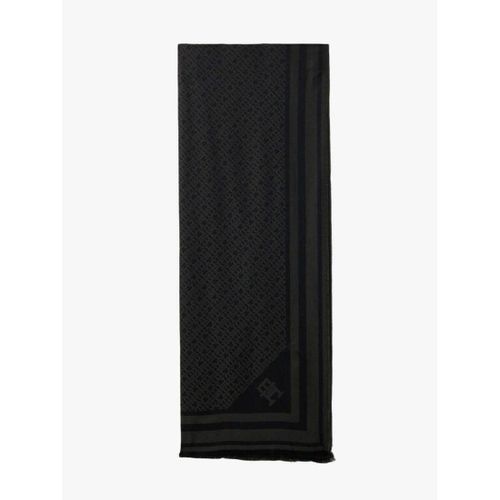 Echarpe Echarpe noire en laine - Tommy Hilfiger - Modalova
