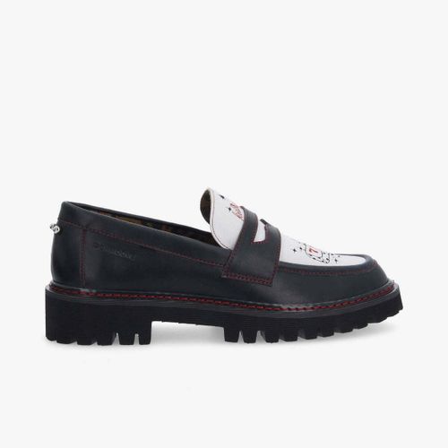 Mocassins Mysen Loafer - Noir/Blanc - Schmoove - Modalova