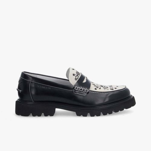 Mocassins Johnny Loafer - Noir/Blanc - Schmoove - Modalova