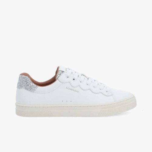 Baskets basses Sparkle Wave - Blanc/Argent - Schmoove - Modalova