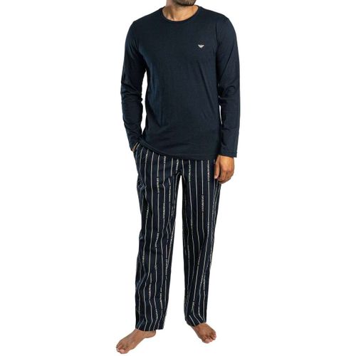 Ensembles de pyjama Ensemble pyjama à manches longues à rayures aigle - Emporio Armani - Modalova