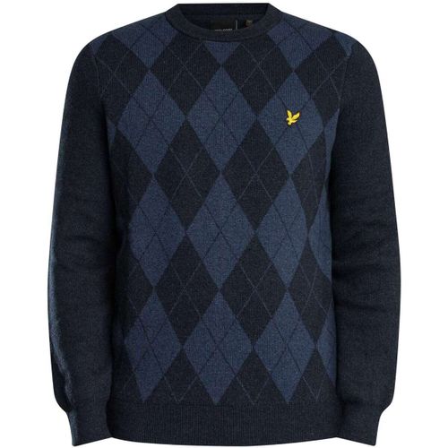 Pull Pull en coton mérinos à losanges - Lyle & Scott - Modalova