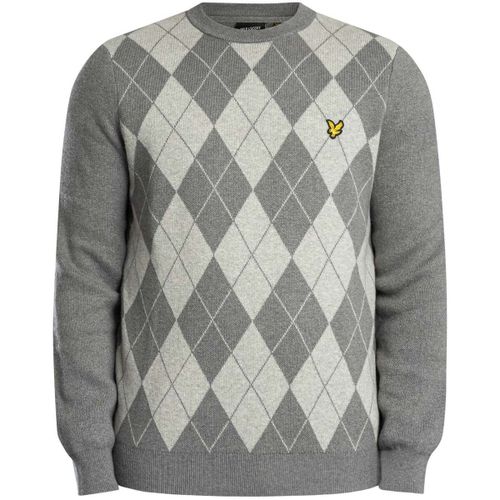 Pull Pull en coton mérinos à losanges - Lyle & Scott - Modalova