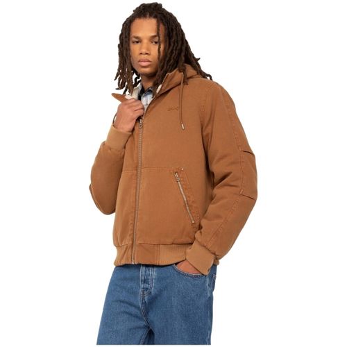 Veste Blouson a capuche Ref Chandler Camel - Schott - Modalova
