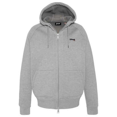 Sweatshirts à capuche Sweatshirt zippe Ref SW4021 Gris chine - Schott - Modalova