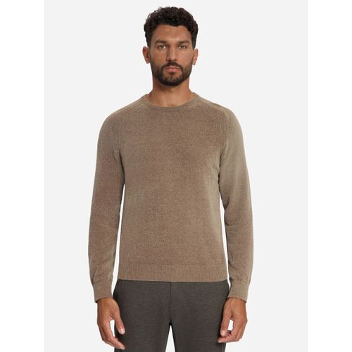 Sweat-shirt Pull Chenille Marron clair - No Excess - Modalova