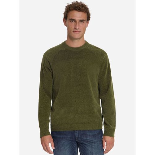 Sweat-shirt Pull Chenille Olive - No Excess - Modalova