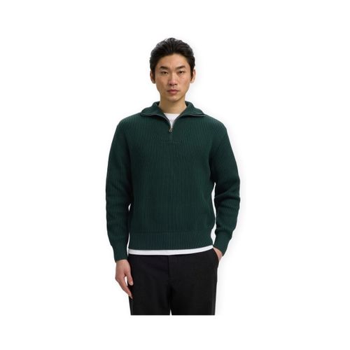 Pull Noos Dry Half Zip Knit - Pine Grove - Selected - Modalova