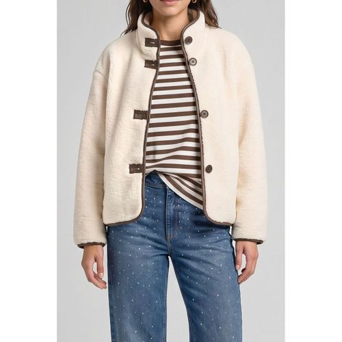 Blouson Veste en peluche Light Cream beige - Tom Tailor - Modalova
