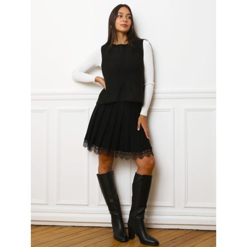 Robe Pulls - Noir - La Modeuse - Modalova