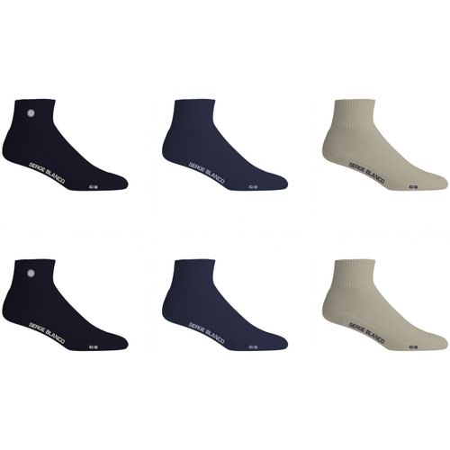 Collants & bas Lot de 6 paires de lowcuts unies modèle A126 - Serge Blanco - Modalova