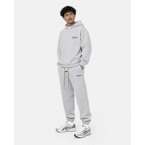 Pull Essentials (FW24) Fleece Hoodie Light Heather Gray - Fear Of God - Modalova