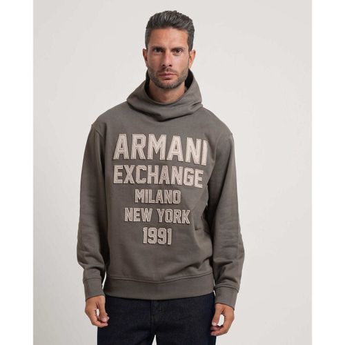 Sweat-shirt Sweat à capuche AX avec logo sur le devant - Armani Exchange - Modalova